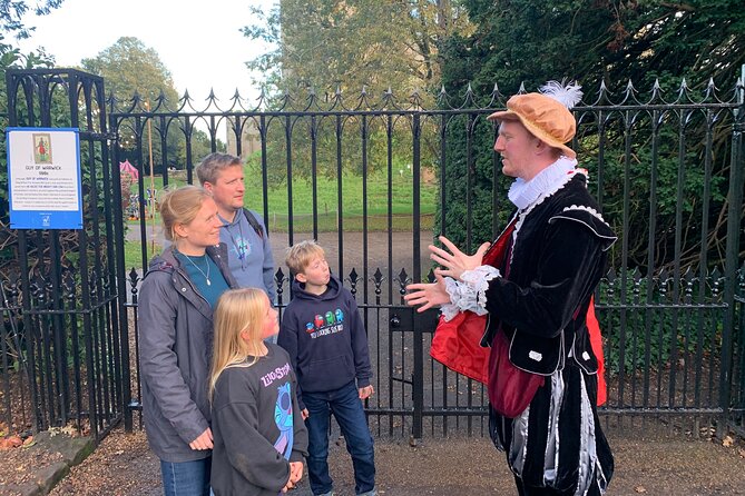 A Historical tour of Warwick with Queen Elizabeth's Secret Lover - How the Guide Brings History to Life