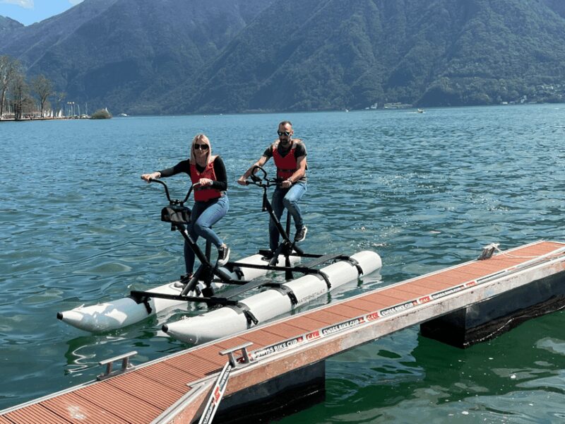 A Water Bike Adventure on Lake Lugano - The Experience Provider, WaterBike Group, and Customer Service
