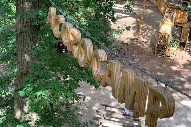 Accrobranches course in the middle of the forest in Saint-Germain-en-Laye - Safety Measures and Course Security