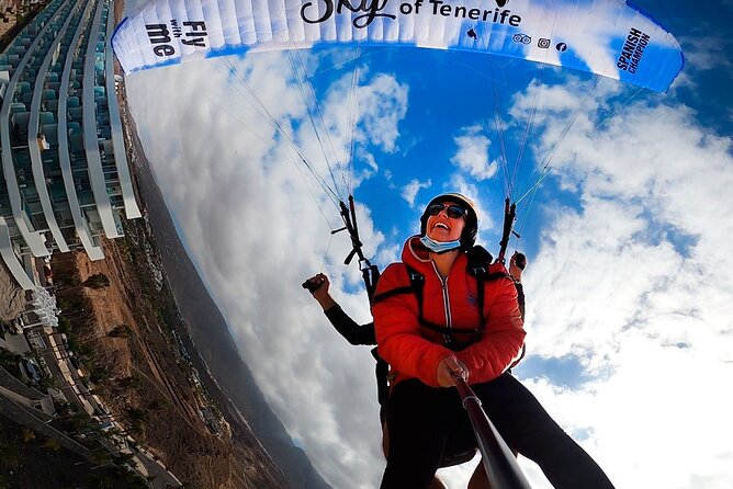Acrobatic Paragliding Flight with Spanish Champion in Tenerife - An Unforgettable Paragliding Adventure in Tenerife for $172.86
