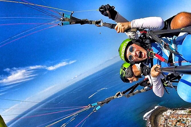 Acrobatic Paragliding Tandem Flight above south Tenerife - Thrilling Acrobatic Paragliding Above South Tenerife for $162.21