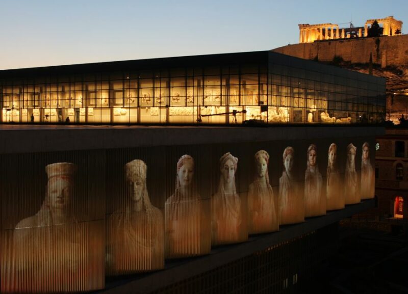 Acropolis and Acropolis museum Friday afternoon visit - Exploring the Illuminated Acropolis Monuments at Night