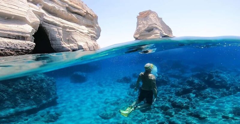 Adamantas: Full-Day Milos & Poliegos Boat Tour with Meals - Key Points