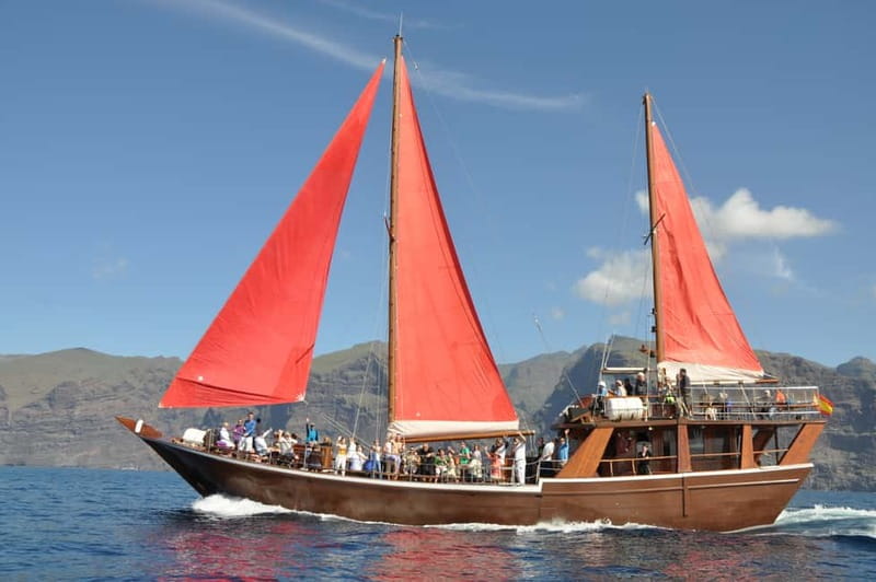Adeje Classic Schooner: Whales, Lunch & Los Gigantes Cliffs - The Unique Wooden Schooner Shogun Offers a Classic Sailing Experience