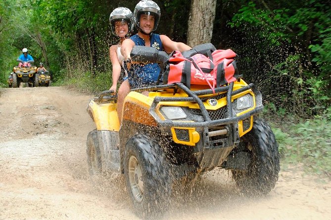 Adrenaline adventure on this Super Snorkeling Tour with ATVs and zip lines. - Swimming and Snorkeling in an Underground Cenote