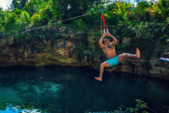 Adrenaline Adventure, Zip Line, ATV and Cenote Maya - Visit to Puerto Morelos for Local Charm