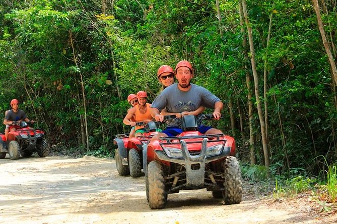 Adrenaline Combo 3 in 1 - ATV'S, (Shared), Ziplines & Cenote from Cancún - Practical Details: Transportation and Food