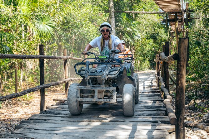 Adrenaline Tour ATV Cenote And Zipline - Key Points