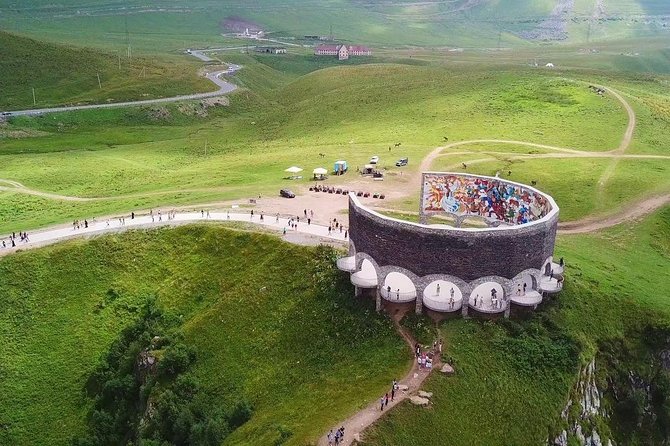 Adventure in Caucasus  Private Tour to Jinvali, Ananuri, Gudauri, Kazbegi - Optional 4×4 Vehicle to Gergeti Trinity Church