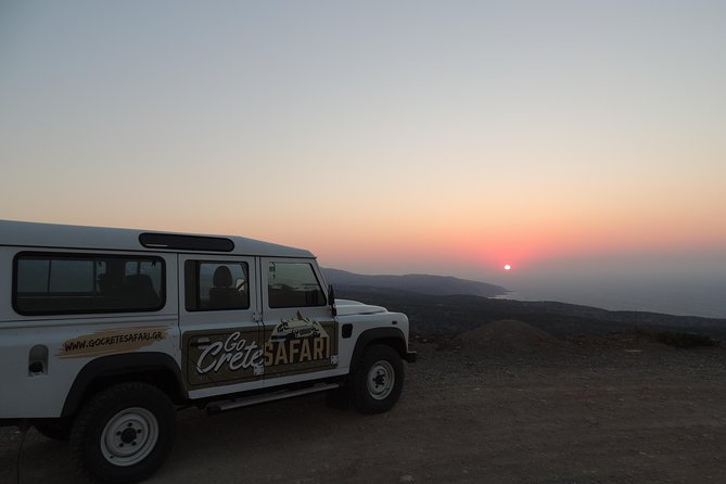 Adventure Jeep Safari Amazing sunset - Visiting Plaka and the Spectacular Spinalonga Viewpoints