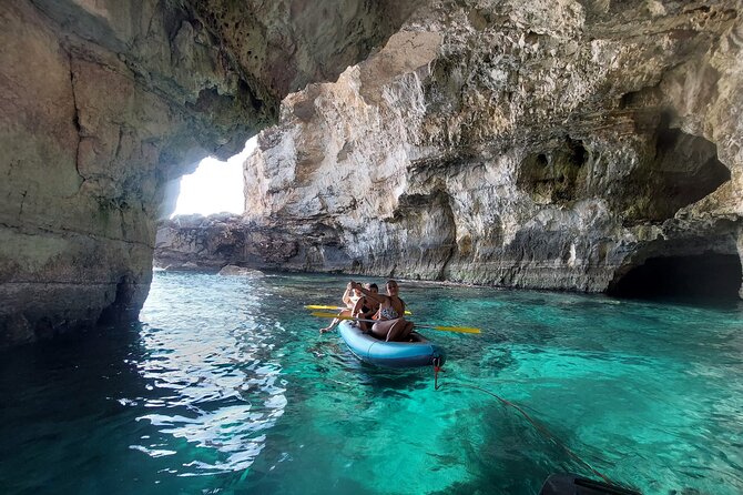 Adventure to the caves by canoe - The Ionian Caves: Grotte Marine Di Leuca