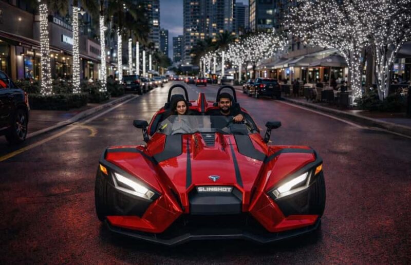 Affordable Polaris Slingshot Rental  Get 1 Hour Free - Polaris Slingshot Rentals in Miami: What You Get