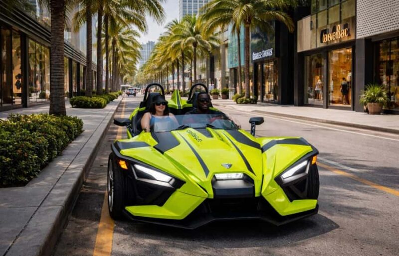 Affordable Polaris Slingshot Rental  Get 1 Hour Free - The Experience: Riding a Fully Street-Legal Slingshot