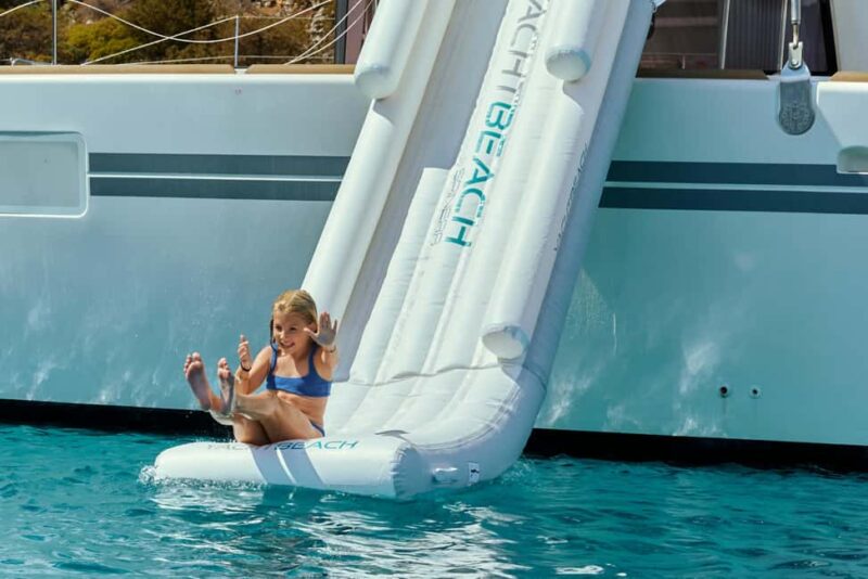 Ag. Nikolaos: Catamaran Trip with Food, Drinks, & Water Toys - Key Points