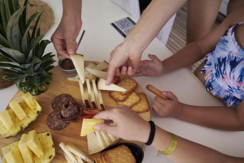 Ag. Nikolaos: Catamaran Trip with Food, Drinks, & Water Toys - Exploring Barbarossa Cave and Spinalonga from the Sea
