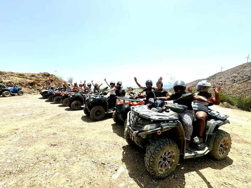 Ag. Pelagia Crete: Quad Safari to explore authentic villages - Reaching the Mountains Peak for Panoramic Views