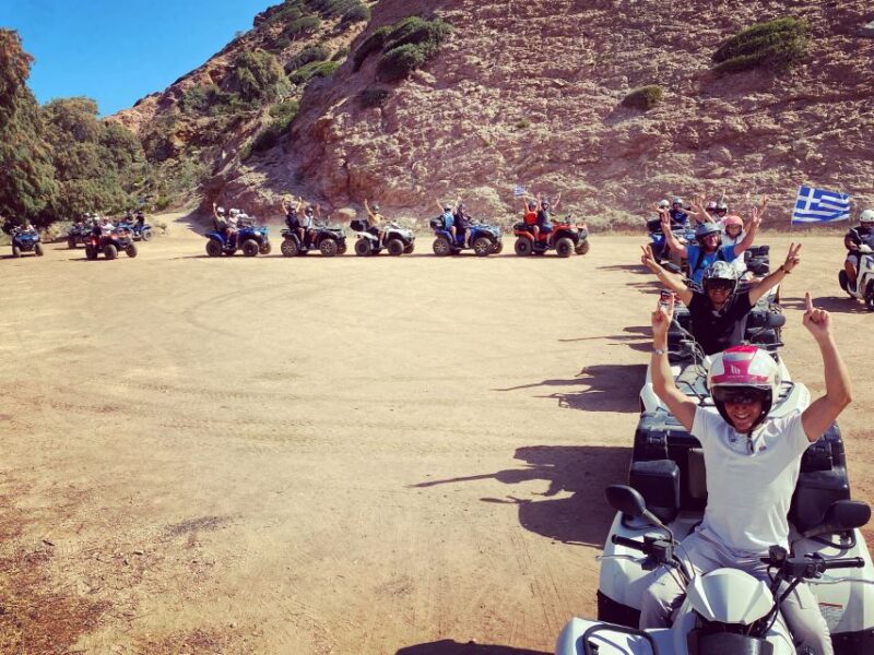 Agia Pelagia: Sunset or Morning Quad Tour & Ghost Town Visit - Visiting Achlada and Its Scenic Trails