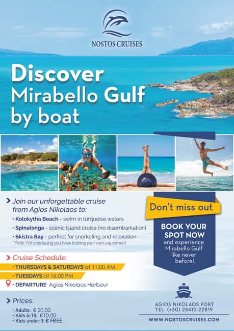 Agios Nikolaos: Fun Cruise Around Elounda Bay - Key Points