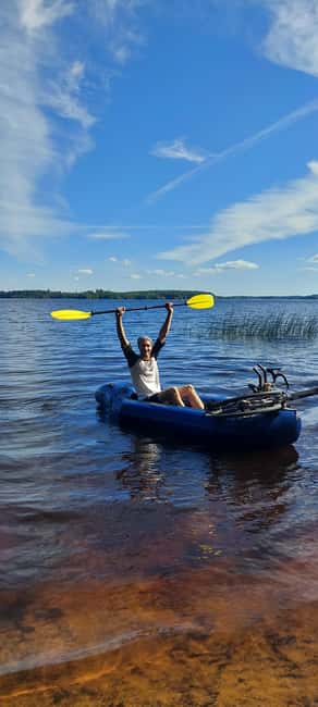 Agunnaryd: Guided Bike Rafting Tour - Navigating the Packrafts and Exploring the Islands