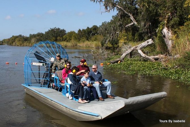 Airboat and Plantations Tour with Gourmet Lunch from New Orleans - The Exciting Airboat Ride through Louisiana Cypress Swamps
