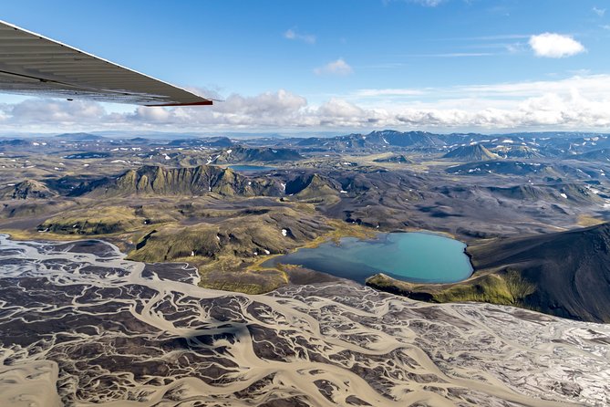 Airplane tour over black sands and riverbeds from Skaftafell - The Ease of Booking and Group Size