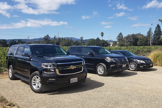 Airport to Napa or Sonoma - Private Direct Transfer - Easy and Luxurious Airport to Napa or Sonoma Transportation for Up to 5 People