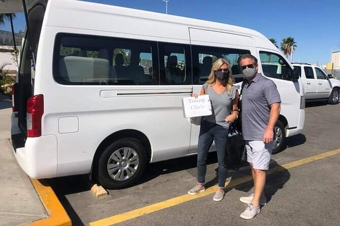 Airport Transfer to Cabo San Lucas & Pacific side Hotels & Villas Round Trip - Premium Features with Optional Extras