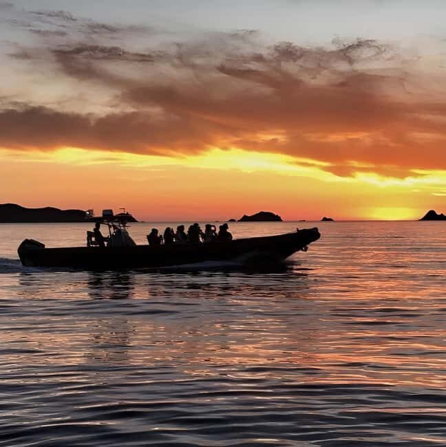 Ajaccio : Sunset seascape at the Sanguinaires - Authentic Sunset Seascape at the Sanguinaires Islands in Corsica