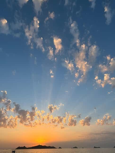 Ajaccio : Sunset seascape at the Sanguinaires - Exploring the Iconic Sanguinaires Islands and Mezzu Mare