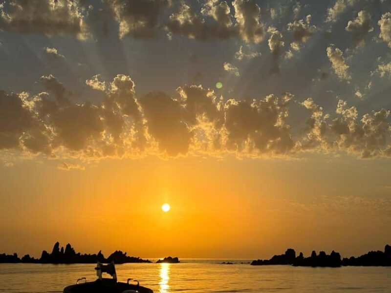 Ajaccio : Sunset seascape at the Sanguinaires - Corsican Food Tasting with a View