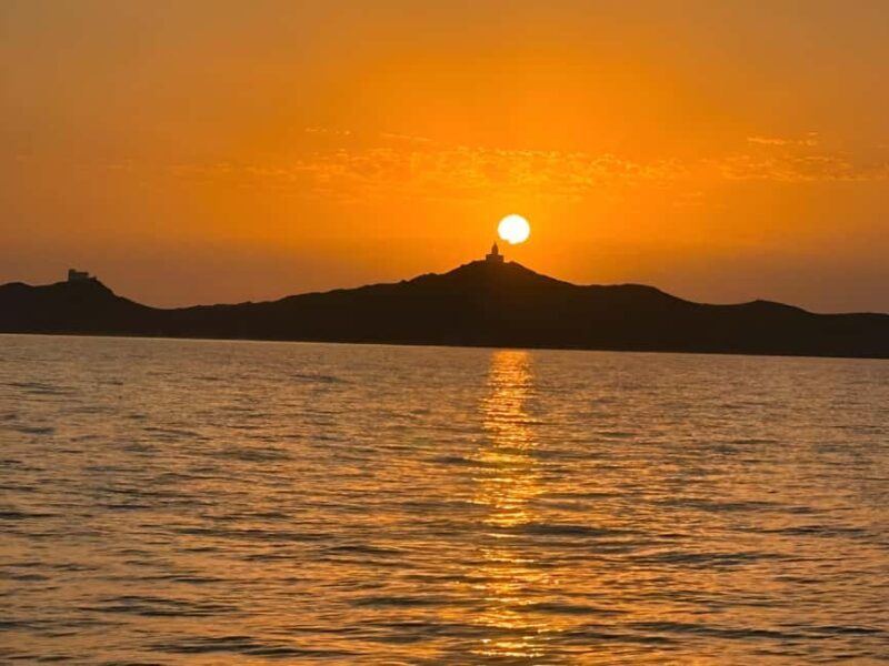 Ajaccio : Sunset seascape at the Sanguinaires - Sunset Sails and the Changing Sky