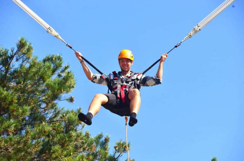 Alanya: Adrenaline Rush with the Human Slingshot! - The Central Launch Site in Alanya