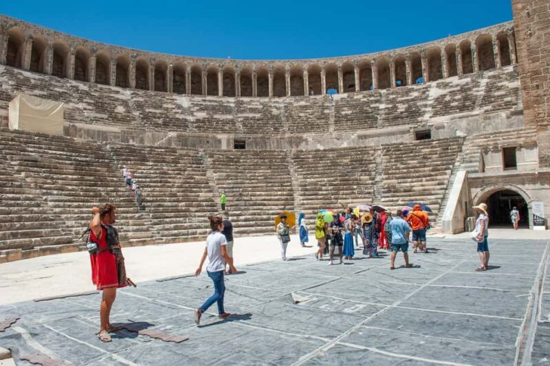 Alanya: Aspendos, Kursunlu Waterfalls and City of Side Tour - Visiting the Lush Kursunlu Waterfalls