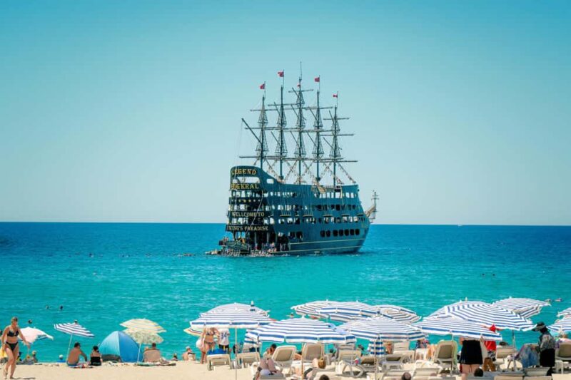 Alanya Boat Tour from Antalya with Swimming Stop - Key Points