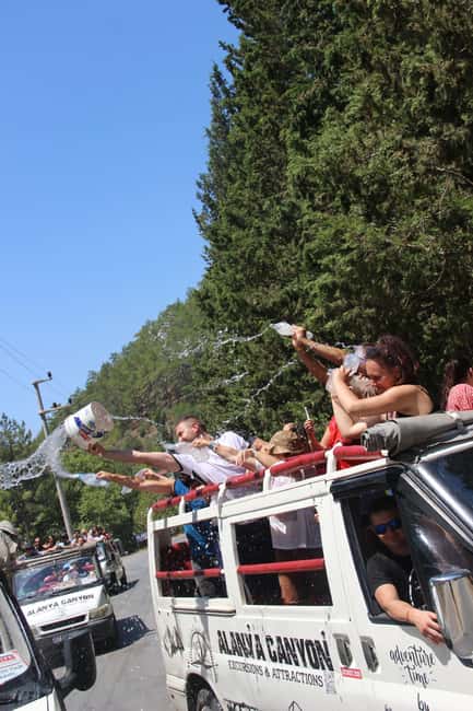 Alanya: Cabrio Bus Safari, Dim Cave w/Lunch at Dimcay River - Return Journey and Drop-off Locations