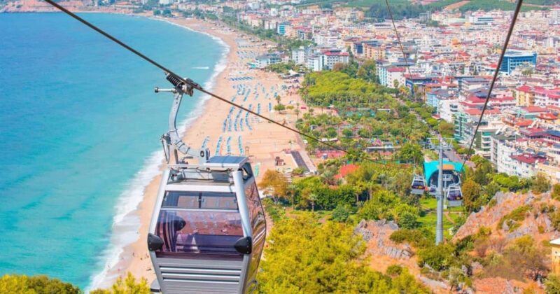 Alanya City Tour: Castle, Cleopatra Beach & Cable Car - Relaxing at Cleopatra Beach