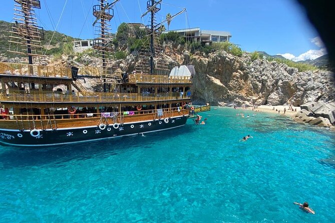 Alanya Grand Pirate Boat Tour with Lunch, Soft Drinks & Transfer - Foam Party and Onboard Entertainment