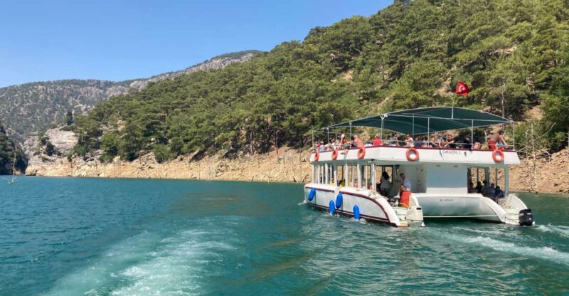 Alanya: Green Canyon Boat Trip With Lunch and Drinks - The Return Journey with a Second Swimming Stop