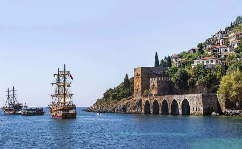Alanya: Party Pirate Boat Trip w/Meal, Drinks, Pickup Option - Visit the Iconic Caves: Bosphorus, Lovers, and Maiden