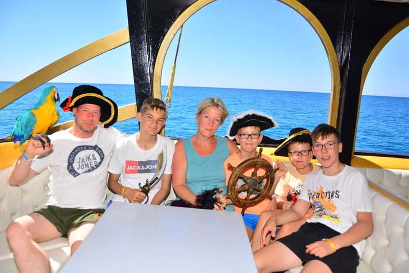 Alanya: Party Pirate Boat Trip w/Meal, Drinks, Pickup Option - Unlimited Soft Drinks and the Onboard Bar