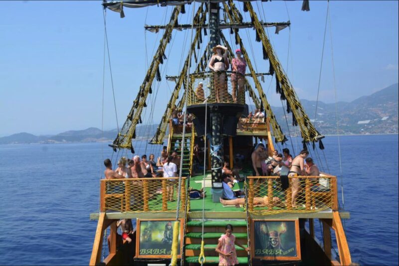 Alanya: Pirate Boat Tour w/ BBQ & Foam Party - Departure from Alanya’s Harbor and Convenient Pickup