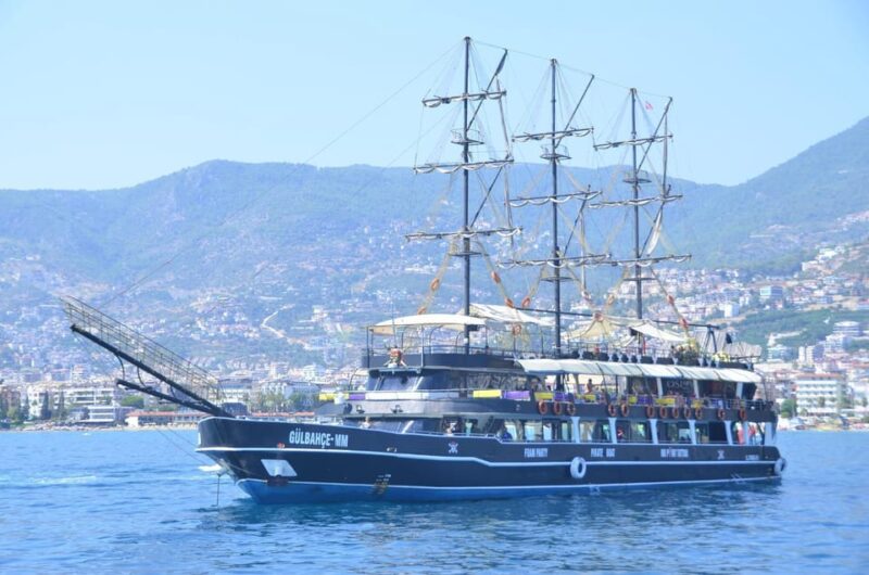 Alanya: Pirate Boat Trip with Optional Pick Up and Lunch - Key Points