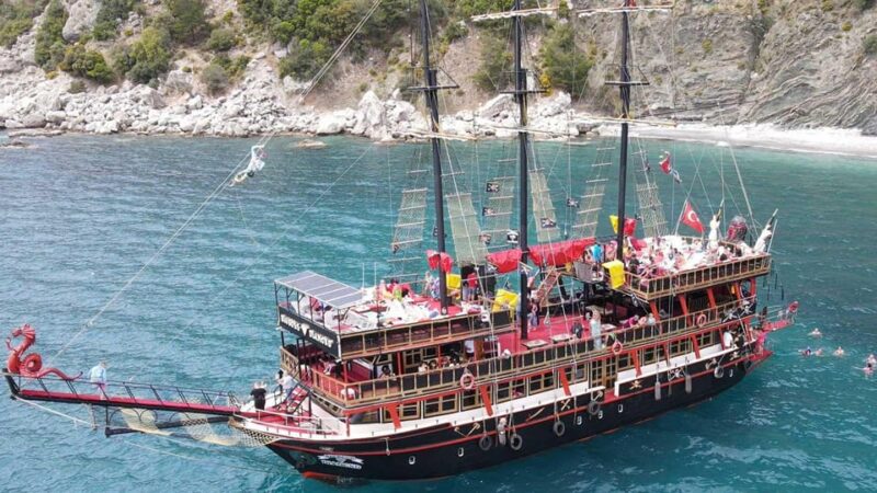 Alanya: Pirate Boat Trip with Optional Pick Up and Lunch - Practical Details: Pickup, Meeting Point, and Duration