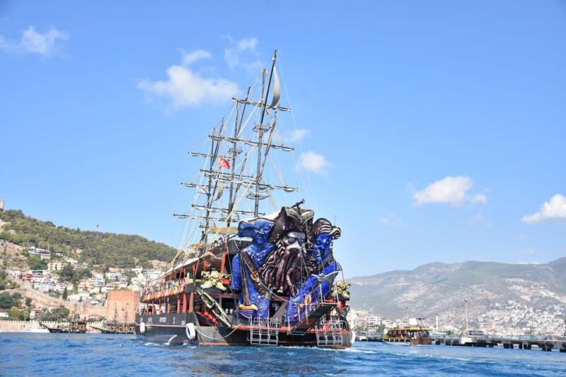 Alanya: Pirate Boat Trip with Optional Pick Up and Lunch - Alanya Pirate Boat Trip: An Adventure of Fun and Scenic Beauty