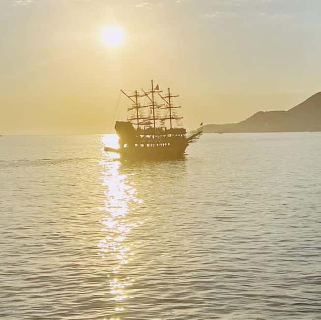 Alanya Pirate Sunset Cruise w/ Foam Party & Optional Drinks - Scenic Stops and Key Locations Along the Coastline