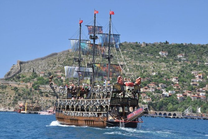 Alanya: Pirates Yacht Tour with Lunch and Soft Drinks - Discover the Pirate Yacht Adventure in Alanya for Just $26.25