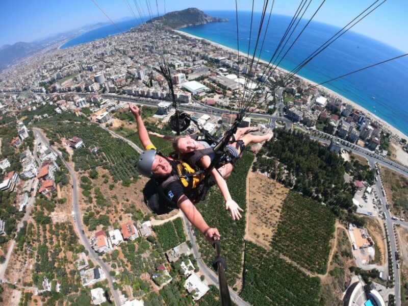 Alanya: Tandem Paragliding from 700m with Meeting or Pick Up - Landing on Alanyas Beautiful Beaches