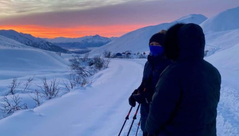 Alaska: Ladies Only Snowshoe Adventure - Meeting Around a Warm Fire in the Mat-Su Valley