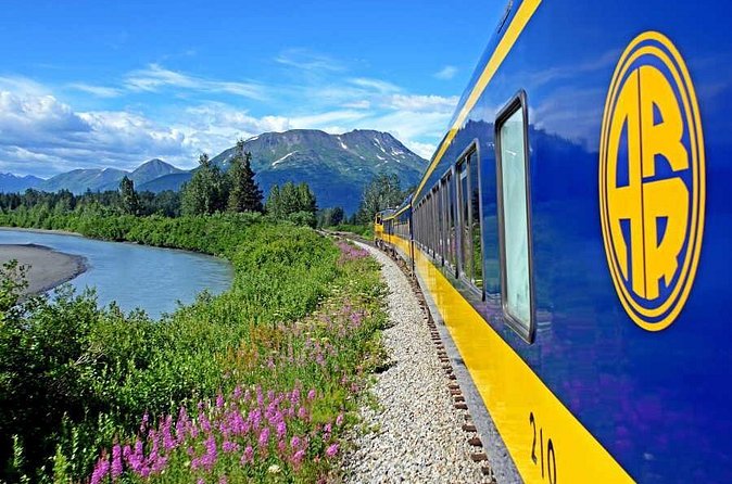 Alaska Railroad Anchorage to Denali One Way - Following the Nenana River through Healy Canyon