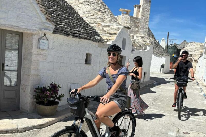Alberobello: E-Bike Tour with Focaccia and Wine - Key Points